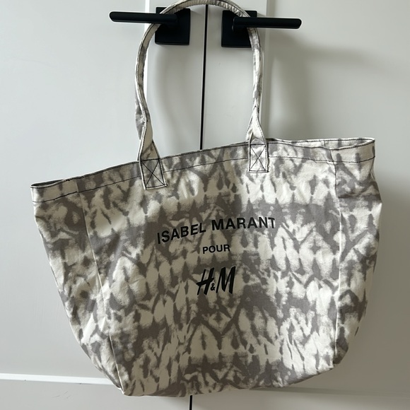 Isabel Marant pour H&M shopper shoulder bag creme - Picture 2 of 3